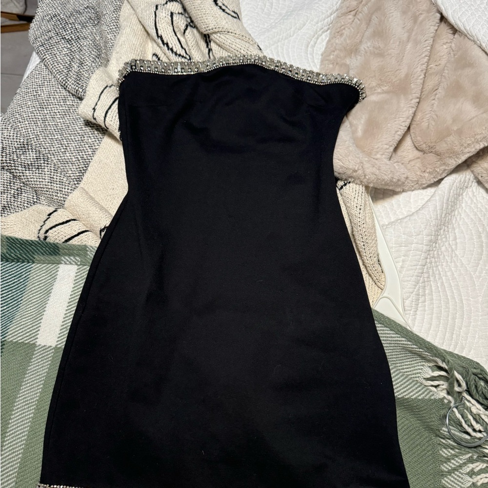 retrofrete Regina dress in black xs